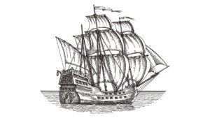 boat image representing lime juice tub and ryebuck shearer